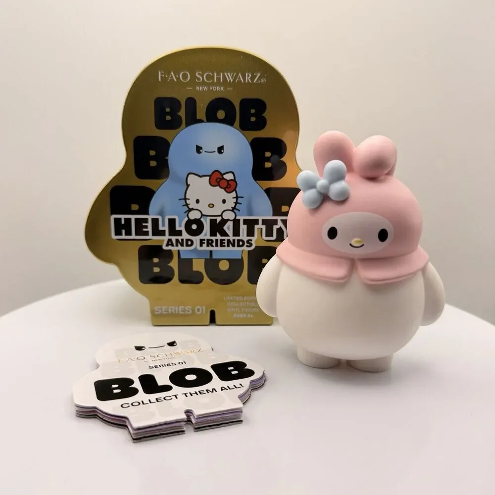 FAO Schwarz BLOB MY MELODY Vinyl Figure - Opened Box - NEW
